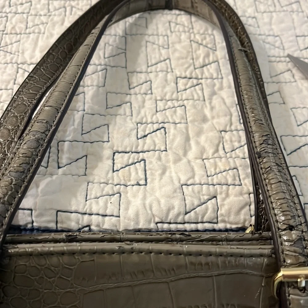 Ann‎ Klein faux alligator skin shoulder bag